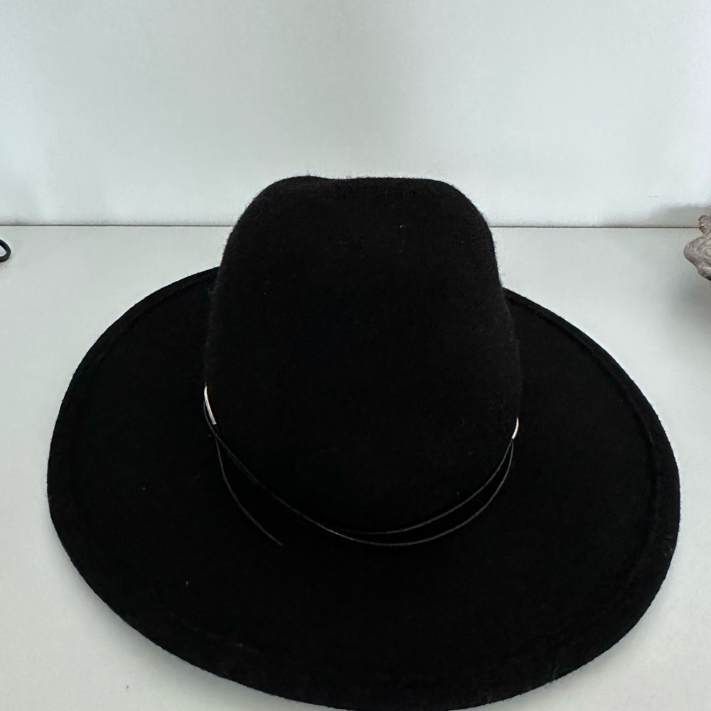 Hatattack Black Wool Fedora Hat - image 3
